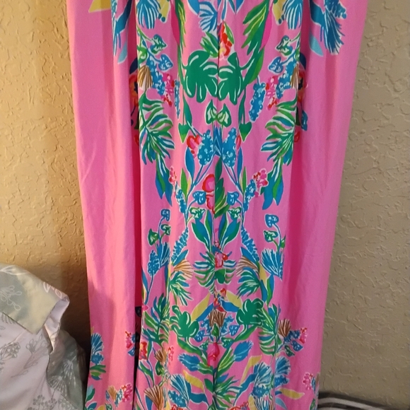 Lilly Pulitzer Verona Flutter Sleeve Maxi - Size 10 - Picture 6 of 8